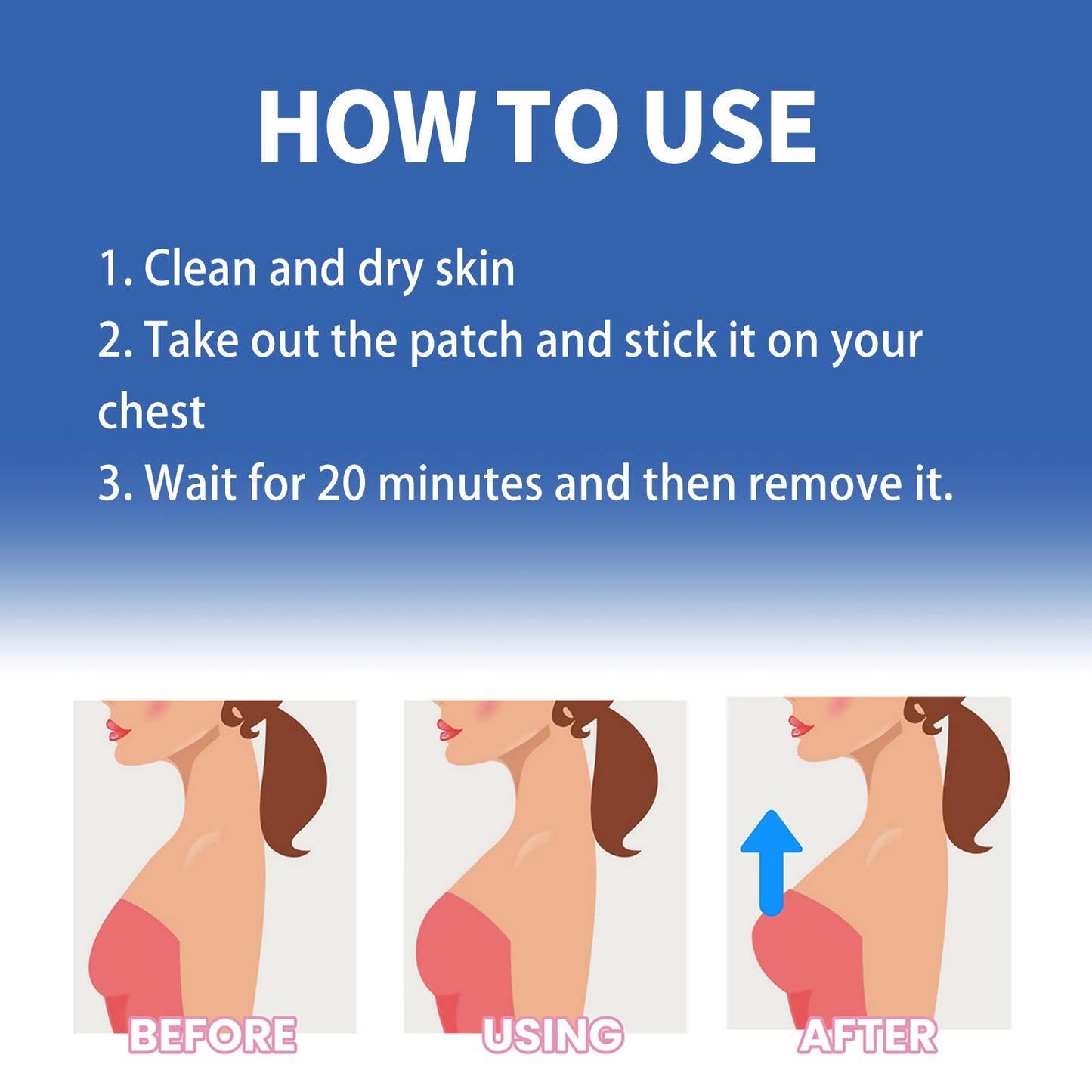 Breast Enhancement Patch - Firming & Lifting Chest Mask, 6 Pieces
