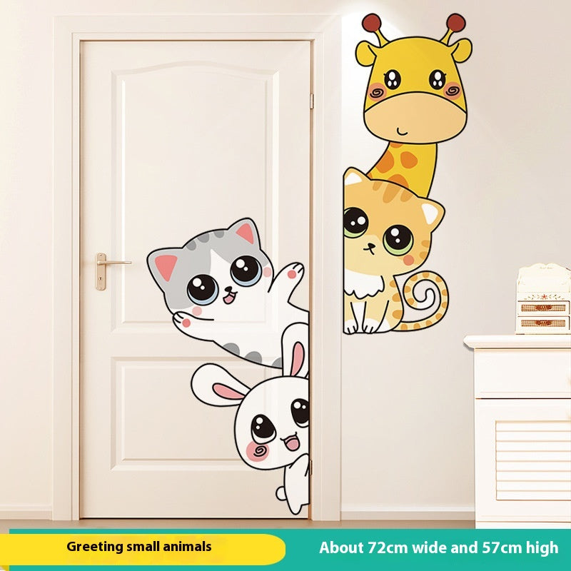 Children's Room Wall Sticker - Cartoon Anime Nursery Decor for Bedroom & Door