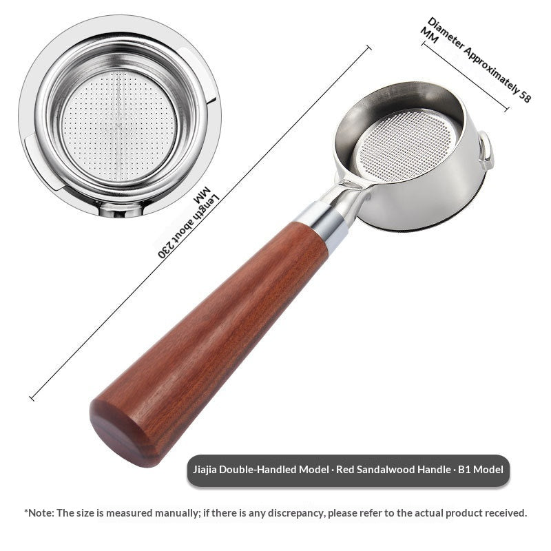 Italian-Style Coffee Machine Portafilter Bottomless Filter for Espresso