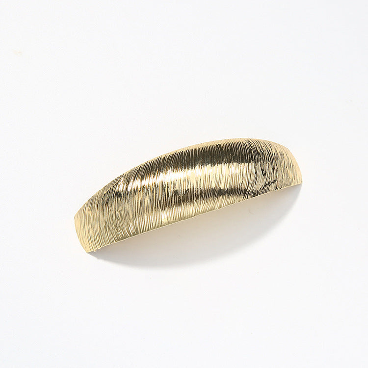 Large Hair Clip Ponytail Hairpin - Gold & Silver