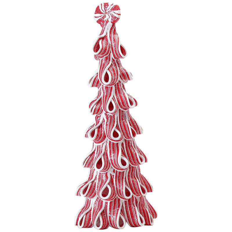 Christmas Decorations Polymer Clay Castle House Set - Pink, Green, Red & White Variants