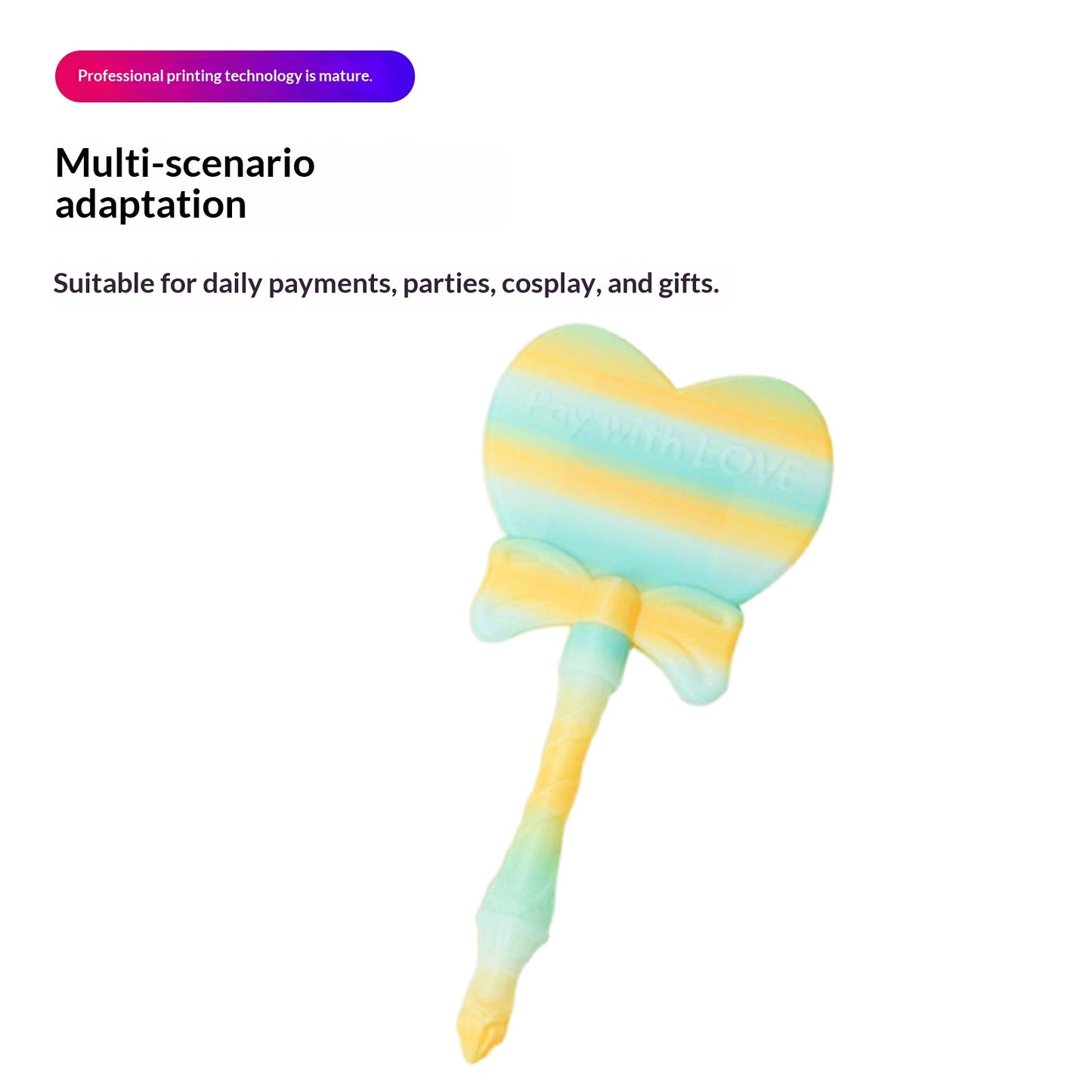 Starry Magic Wand Non-Contact Payment Card Holder - Home Office Storage