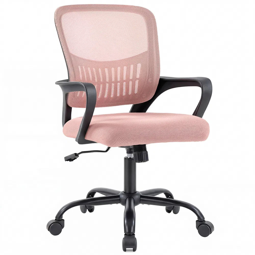 Ergonomic Adjustable Rotating Computer Desk Chair with Armrests