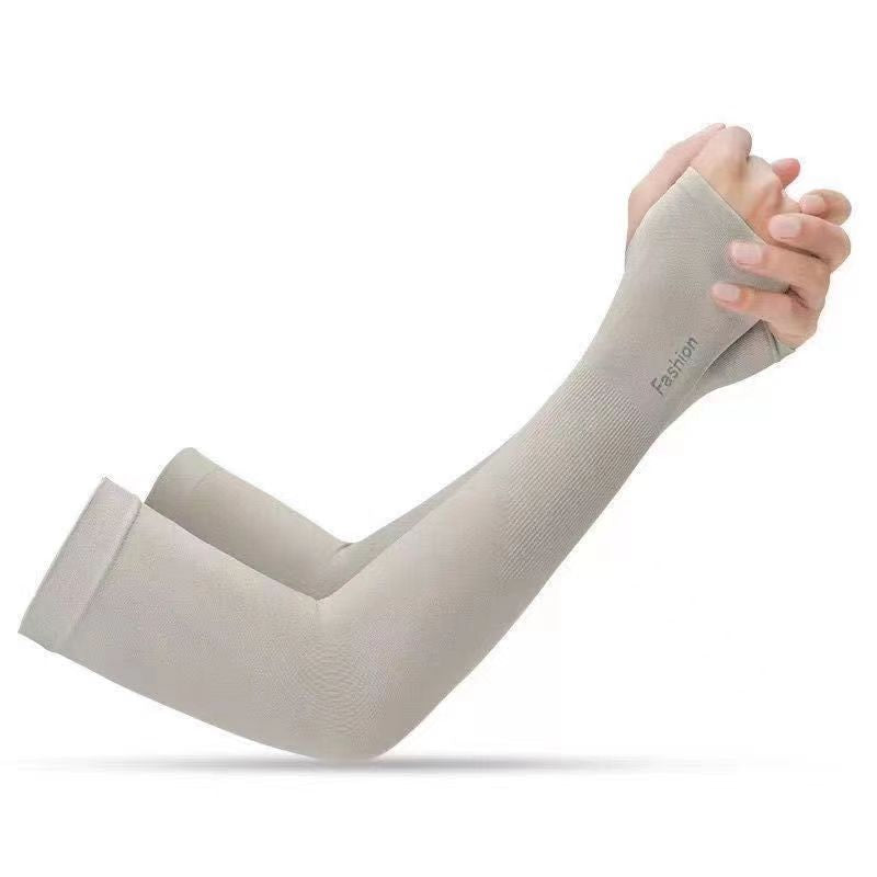 Cooling Ice Silk Sun Sleeves - UV Protection Arm Guards for Outdoor Activities