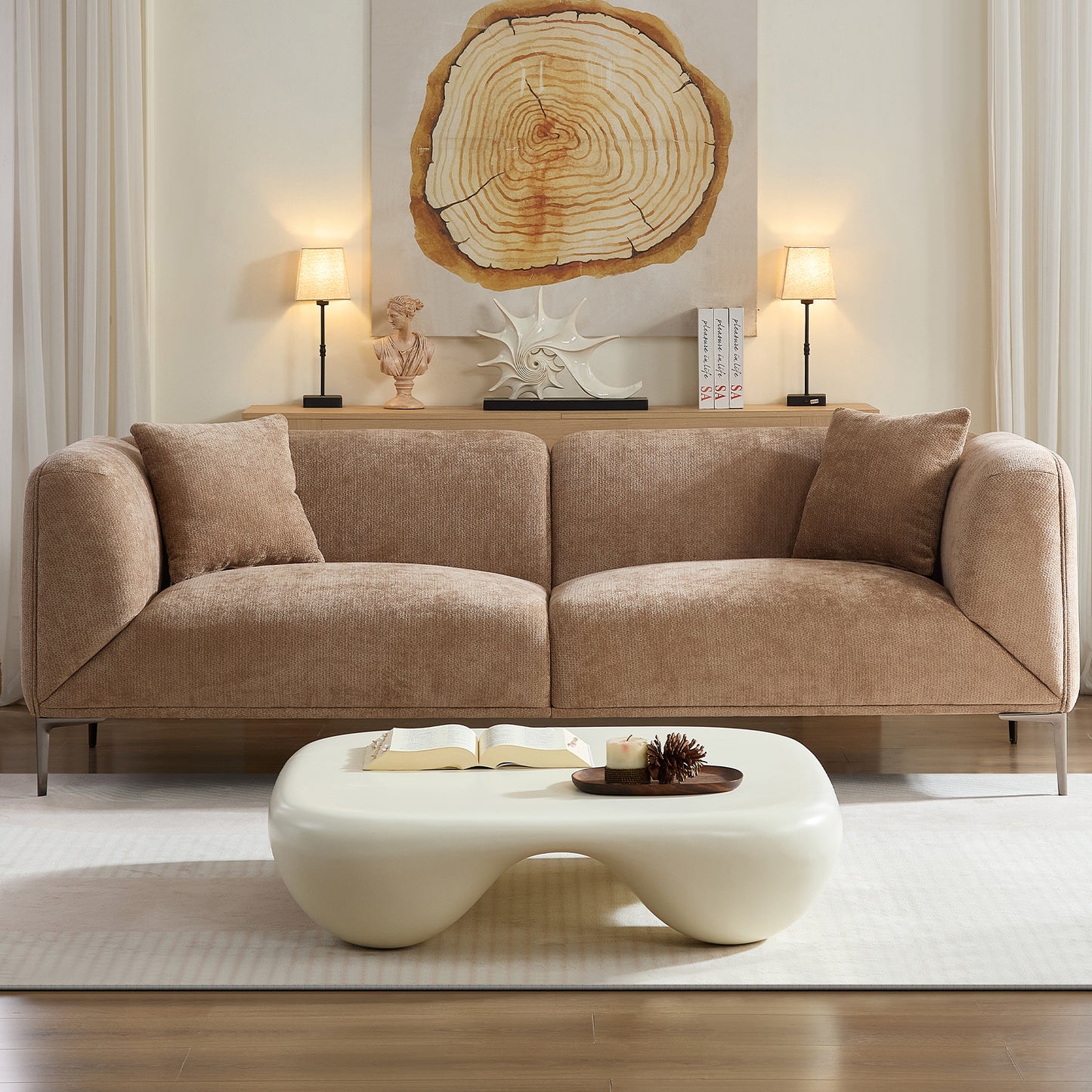 Modern Sofa For Living Room Family Movie Nights & Reading Hours