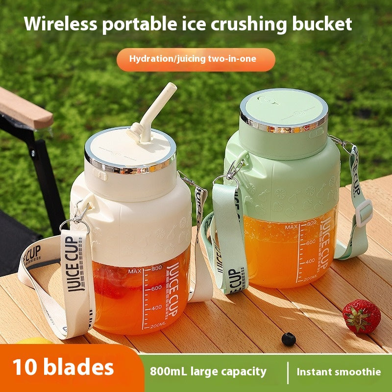 Large Capacity Portable Electric Juicer with Type-C Charging - Kitchen Appliance