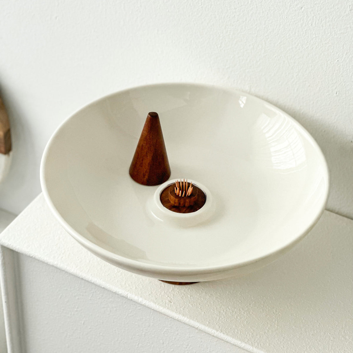 Ceramic Entryway Key Tray Fruit Plate Minimalist Home Organizer