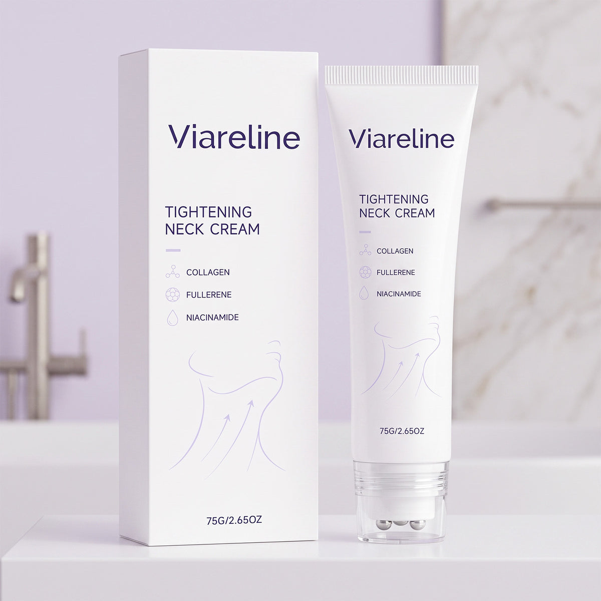 Compact Neck Cream with Collagen & Hydrating Ingredients - 75g