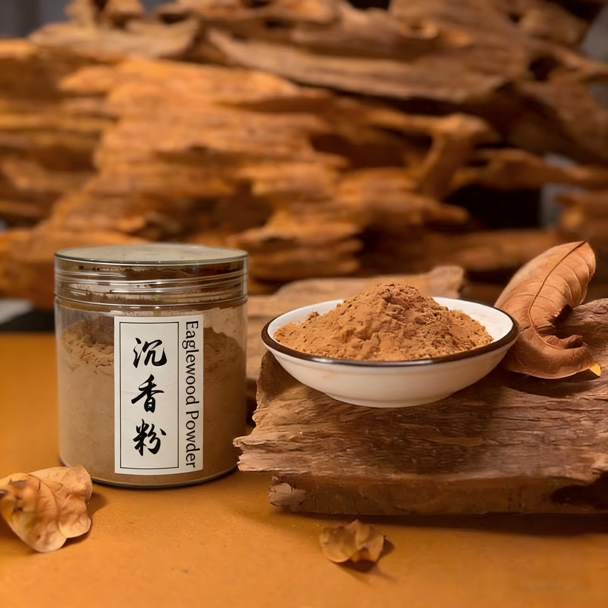 Natural Agarwood Powder 50g - Incense & Perfume Making