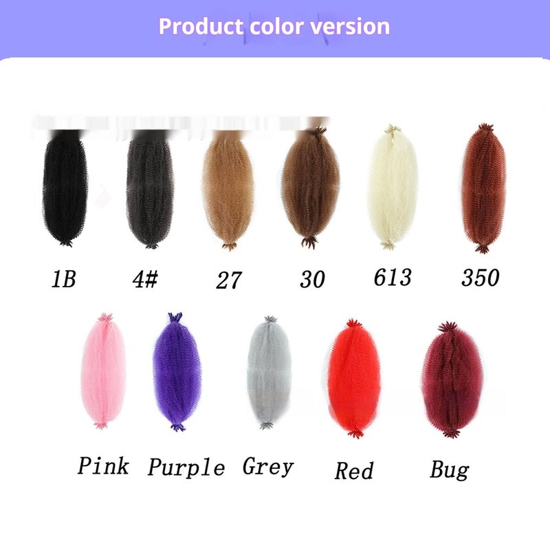 Synthetic Crochet Wig Afro Twist Hair Dreadlocks for Ladies