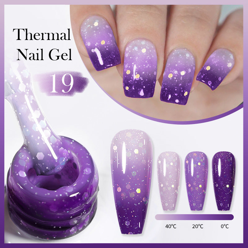 Color Changing UV Nail Polish Kit with Gradient Effects - Multiple Colors