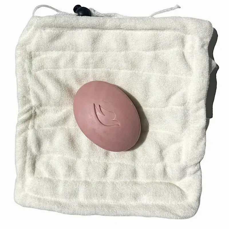 Travel Two-in-One Face Wash and Bath Loofah Towel - Multi-Color