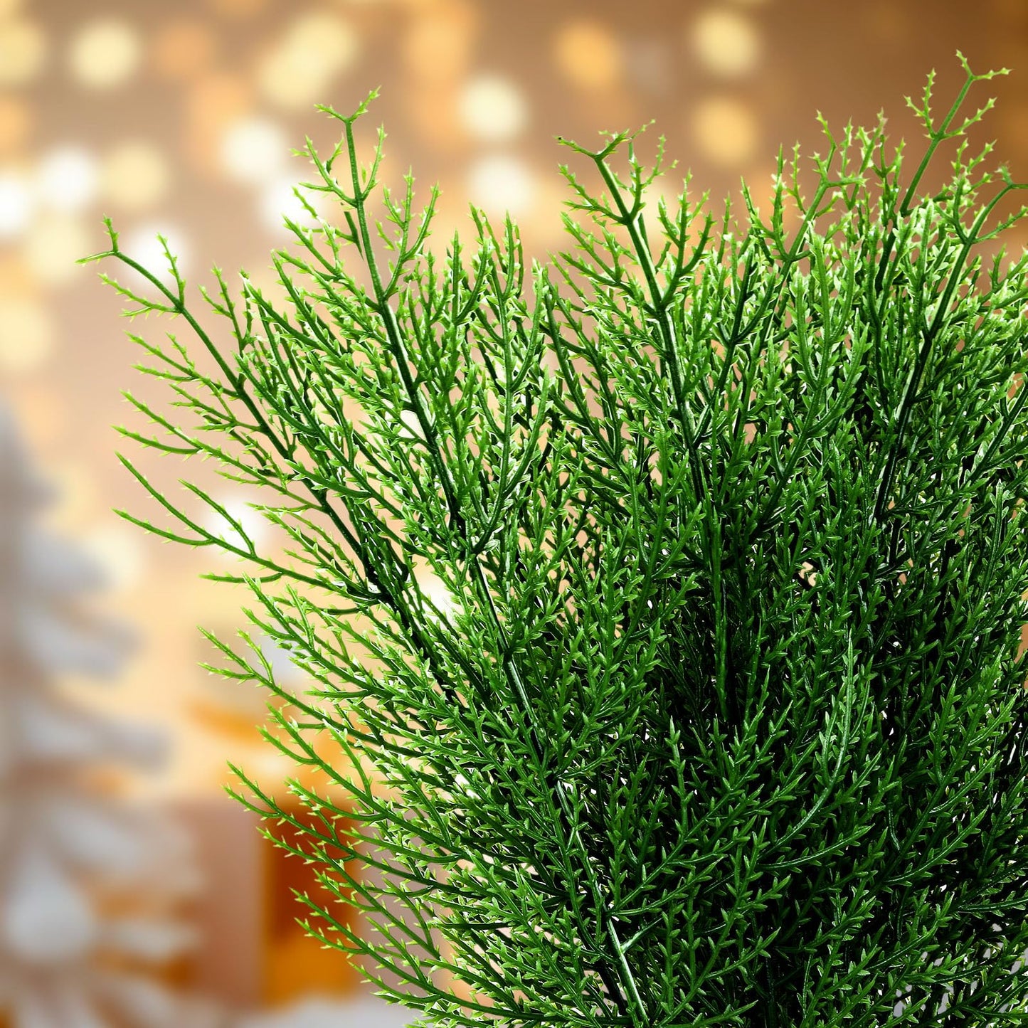 60 Pieces Artificial Pine Branches for Christmas Decoration