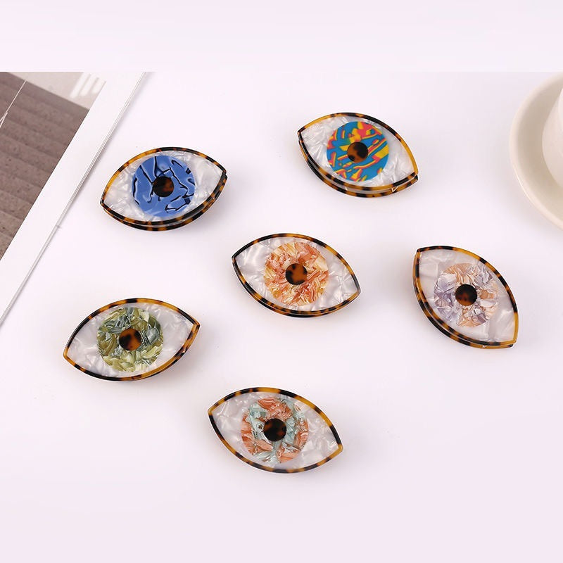 Acetate Hair Clip - Big Eye Design