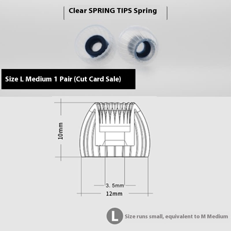 Silicone Earphone Earplug Sets Multiple Sizes Soft & Comfortable