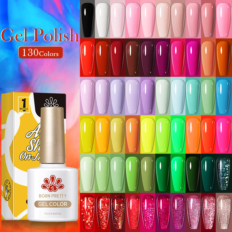 Multicolor UV Nail Polish for Nail Art - 40g Glitter & Sequin Finish
