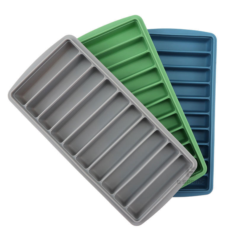 Silicone Ice Cream Mold for 10-Finger Frozen Treats - Multiple Colors