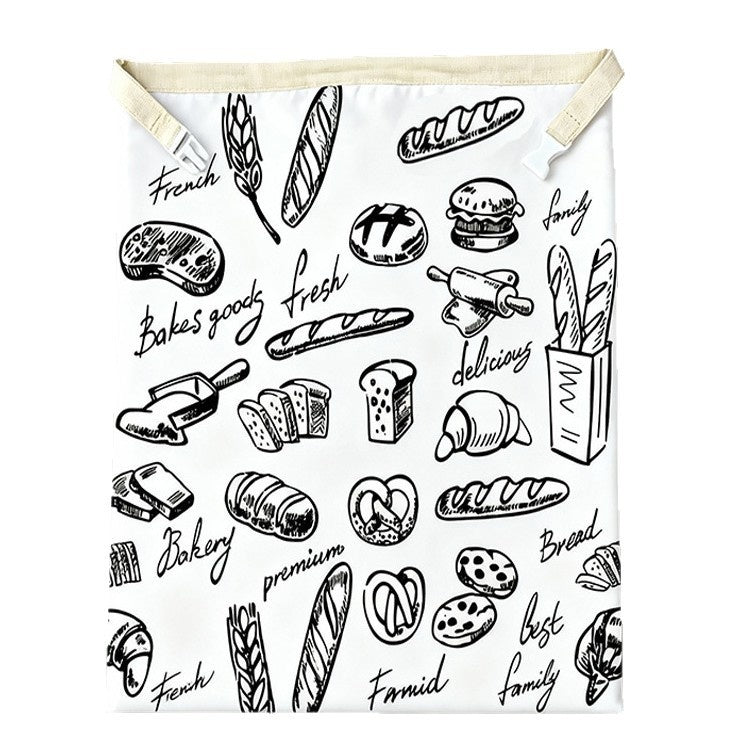Beeswax Food Wrap Bag - Eco-Friendly Bread Storage 43x33cm