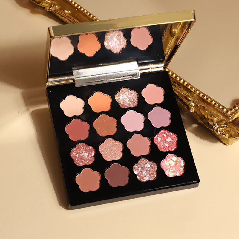 Greek Eyeshadow Palette 16 Colors Matte Shimmer Glitter Eye Makeup US