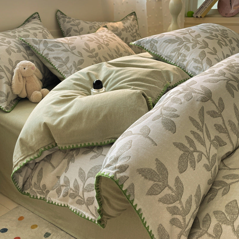 Thickened Cotton Duvet Cover Set for Fall and Winter - Modern & Minimalist