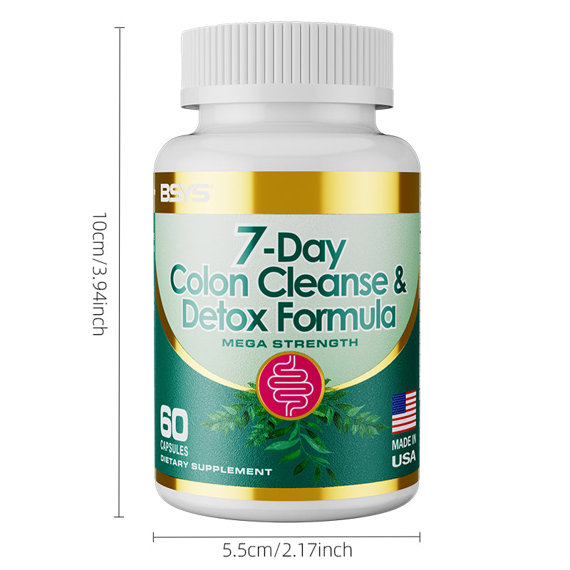 7-Day Colon Cleanse and Detox Supplement Capsules