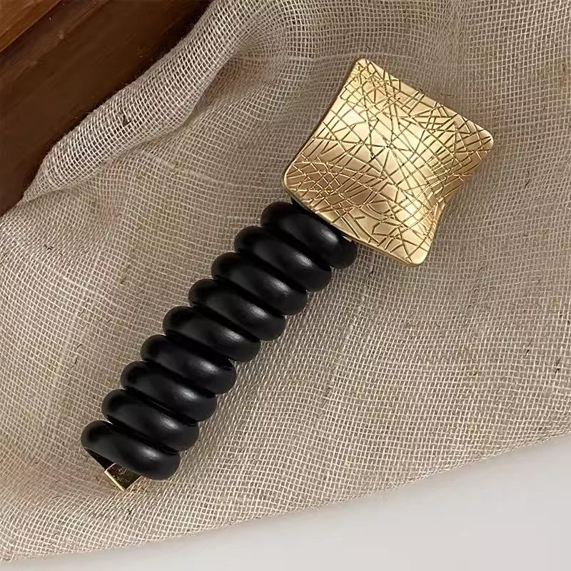 Ponytail Holder with Decorative Telephone Cord Design