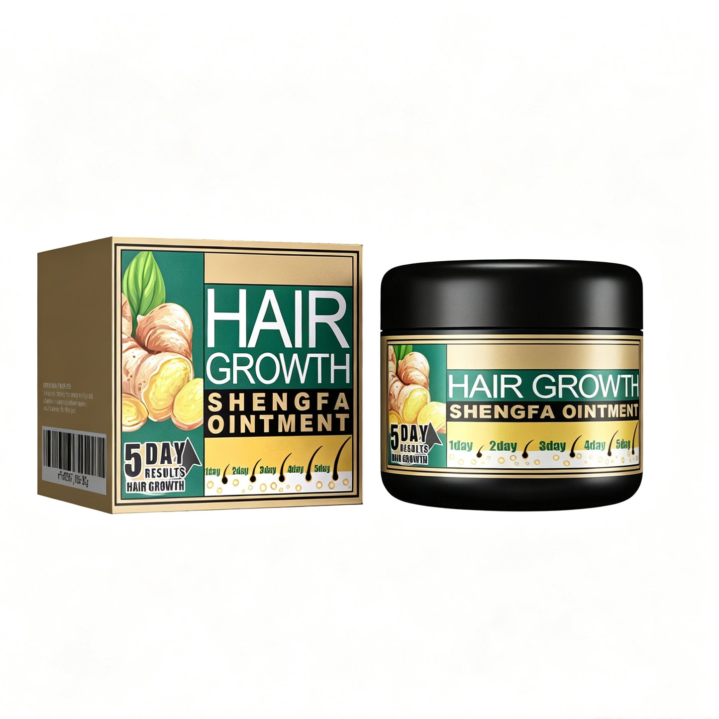 Ginger Hair Growth Ointment - Nourishing Scalp Treatment for Thinning Hair