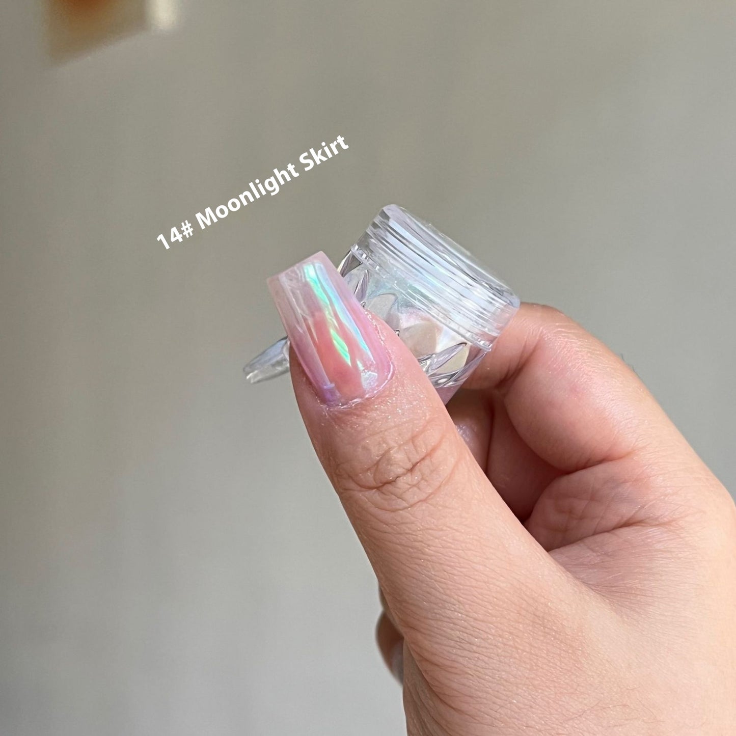 Nail Art Powder Mirror Glitter for Nail Decoration Aurora Effect Beauty Ornament
