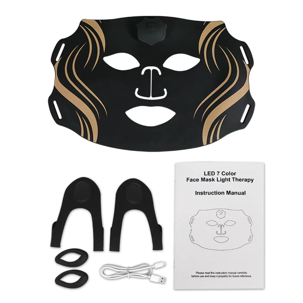 Multifunctional Rainbow Light Therapy Facial Mask for Skin Rejuvenation