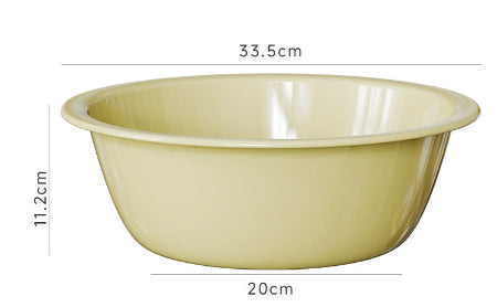 Laundry Basin 30cm Medium Lemon Yellow - Plastic Laundry Trough