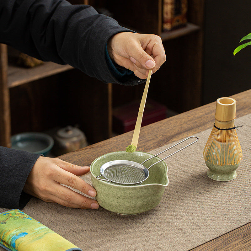 Japanese Ceramic Matcha Tea Ceremony Accessories - Multiple Colors