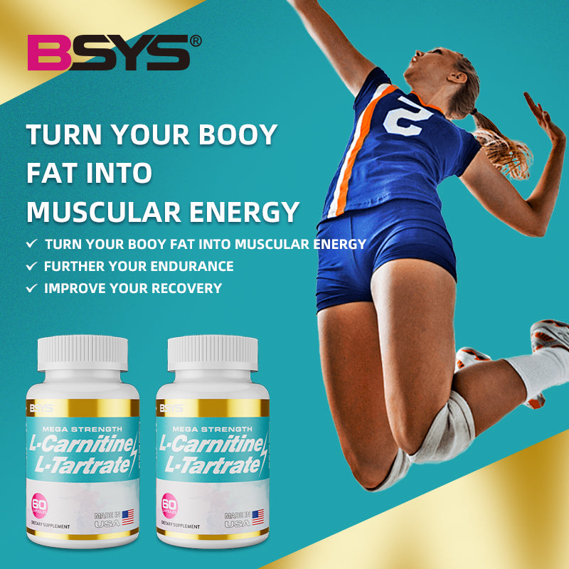 L-Carnitine L-Tartrate Capsules - Natural Energy & Metabolism Support