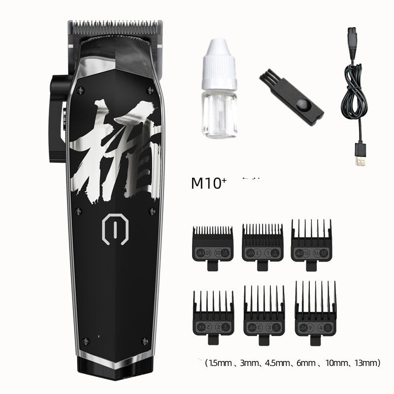 Professional Hair Clipper with Titanium Alloy Blades