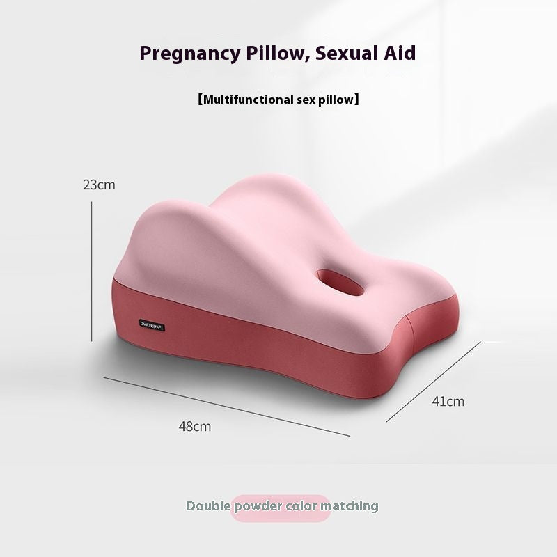 Multifunctional Bedside Cushion - Memory Foam Support Pillow