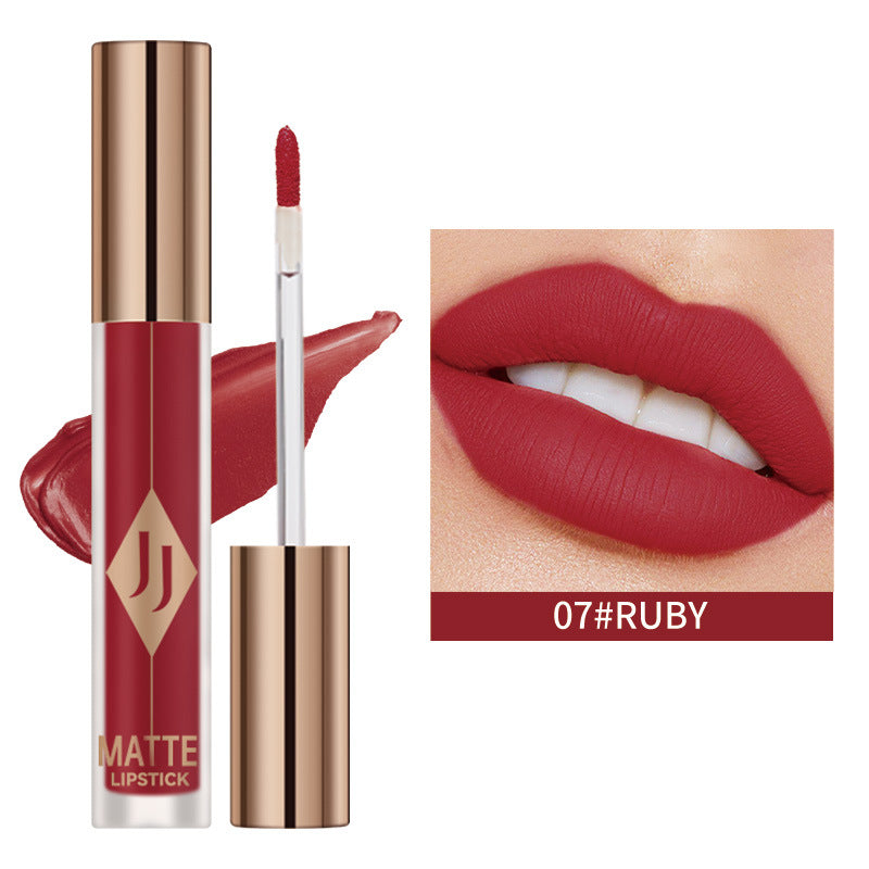 Matte Lip Gloss Moisturizing Lipstick No Stain On Cup - 4G Assorted Colors