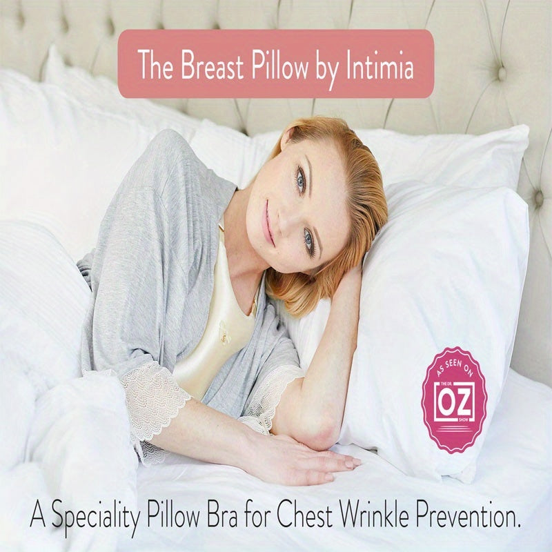 Anti-Wrinkle Chest Pillow – Bone-Type Design, Washable Sleeping Pillow