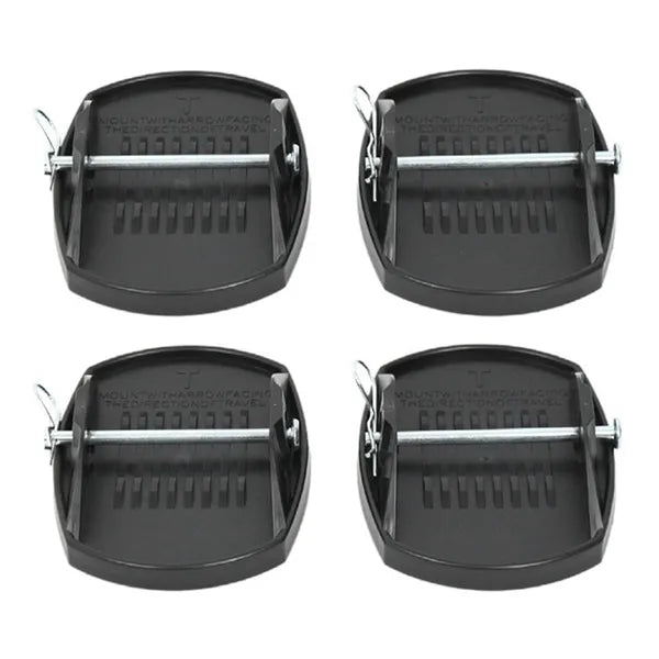 4 Pack RV Trailer Jack Pads Leveller Wheel Support Stand for Trailers and Campers