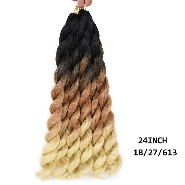 Big Curly Dirty Braid Crochet Wig - 22 inches