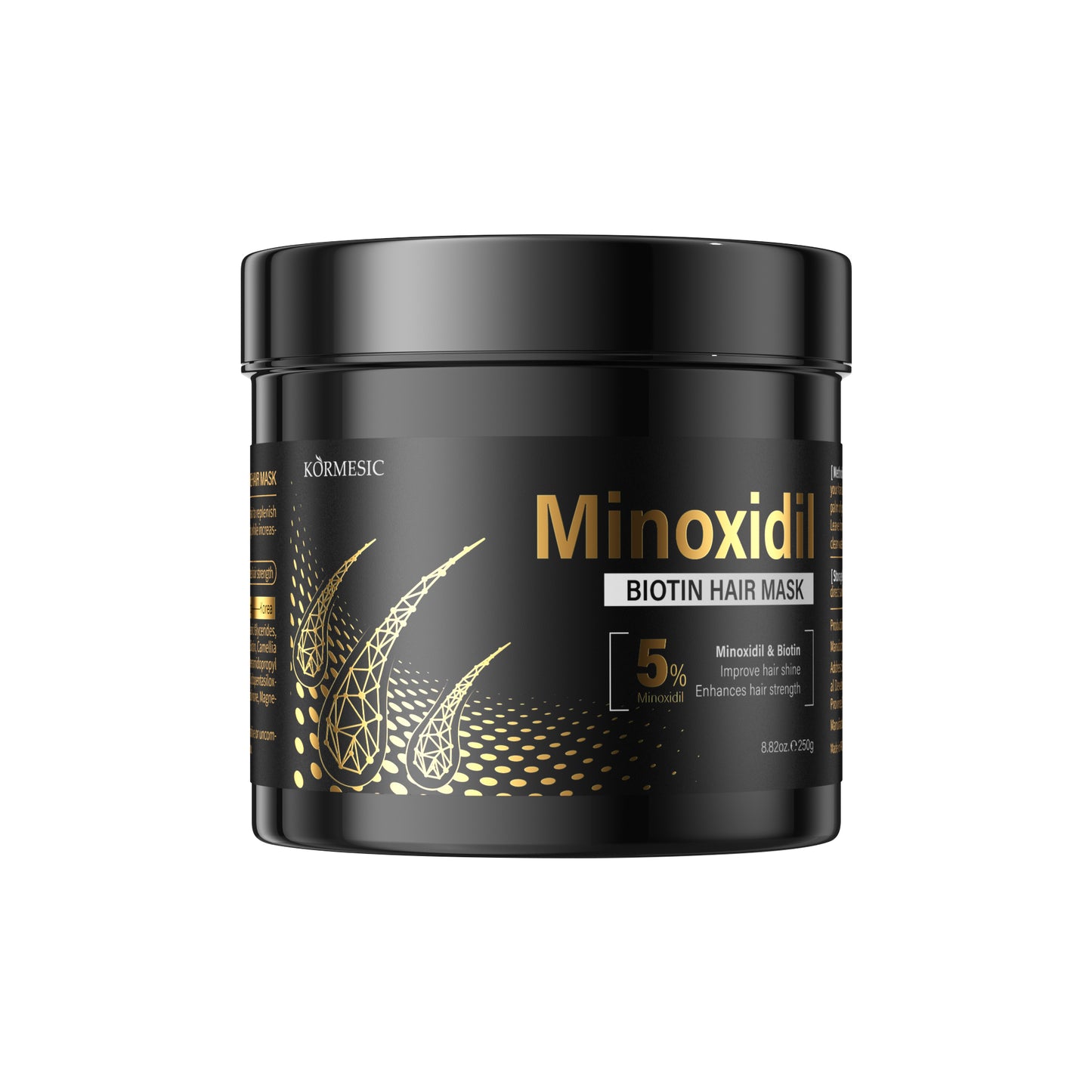 Brightening Hair Mask with Minoxidil & Biotin - 250g Hair Treatment