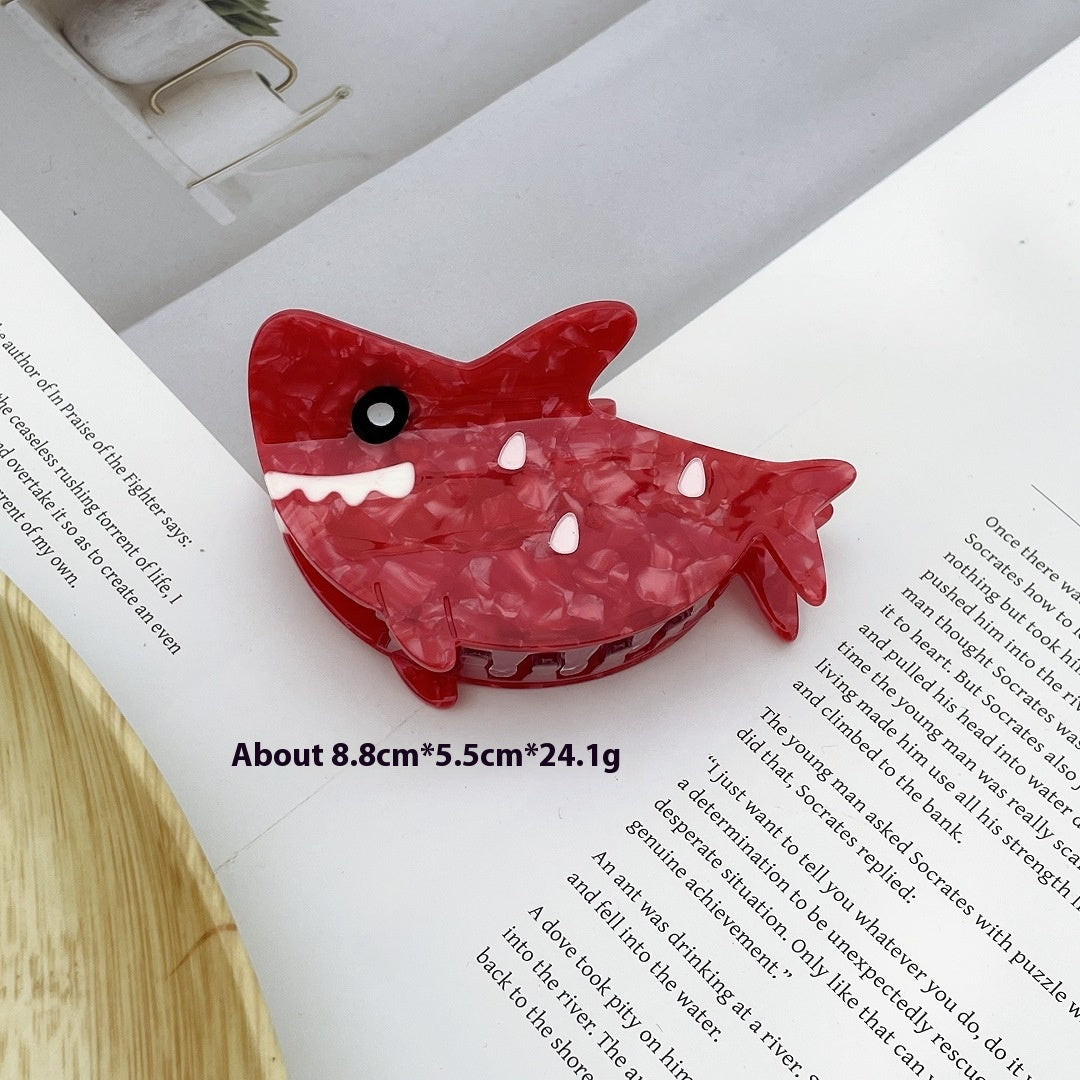 Ocean Design Hairpin - Conch, Whale & Crab Patterns