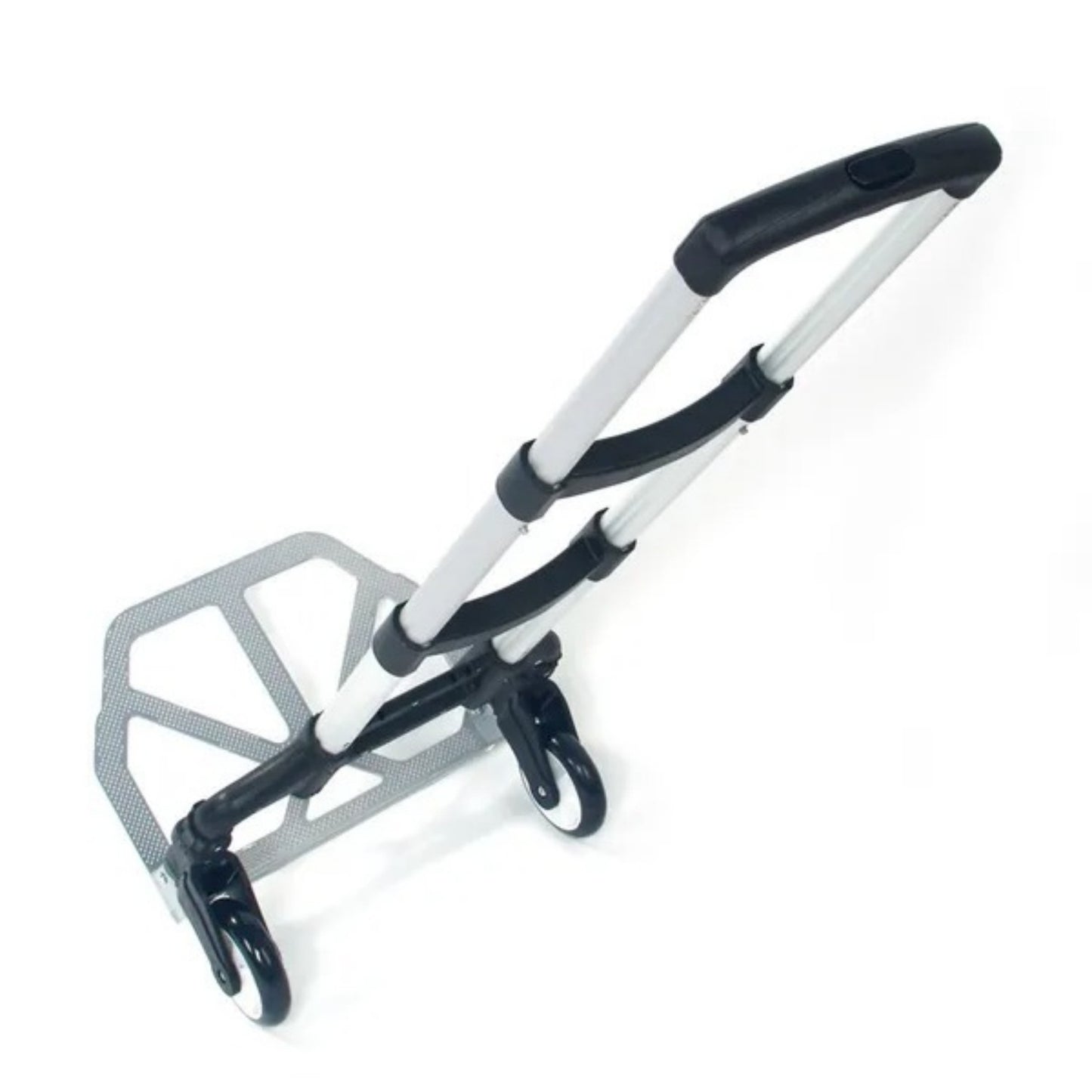 Portable Folding Aluminum Cart Dolly Trolley - Black