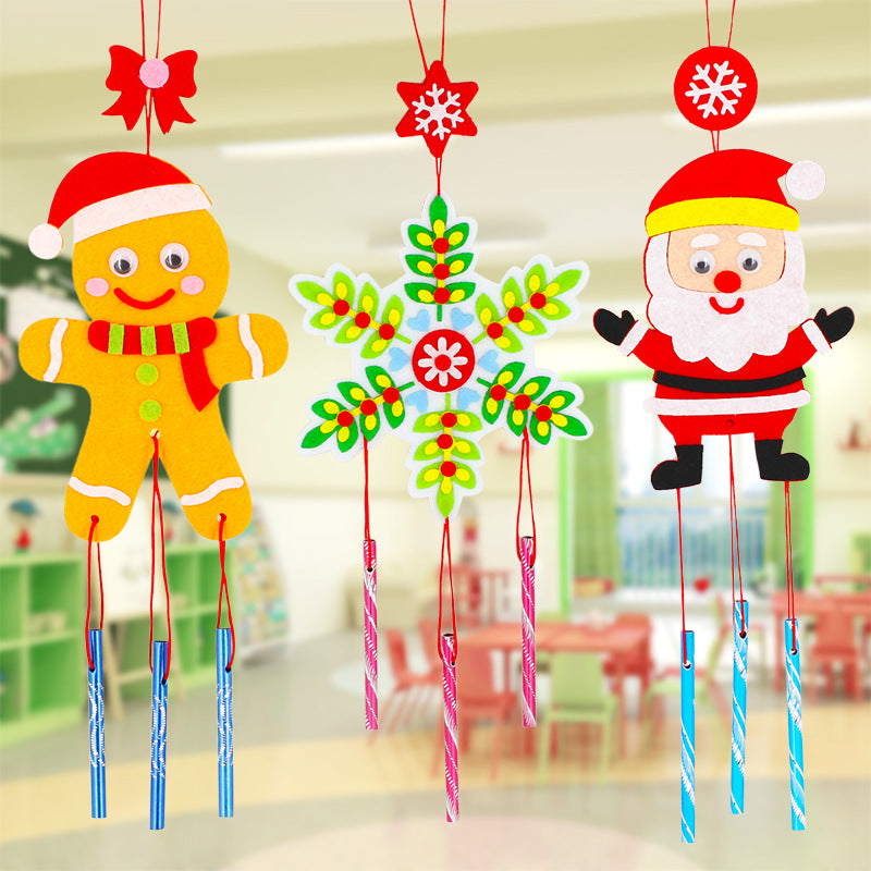 Christmas Wind Chime Decoration Pendant Nonwoven Festive Outdoor Decor
