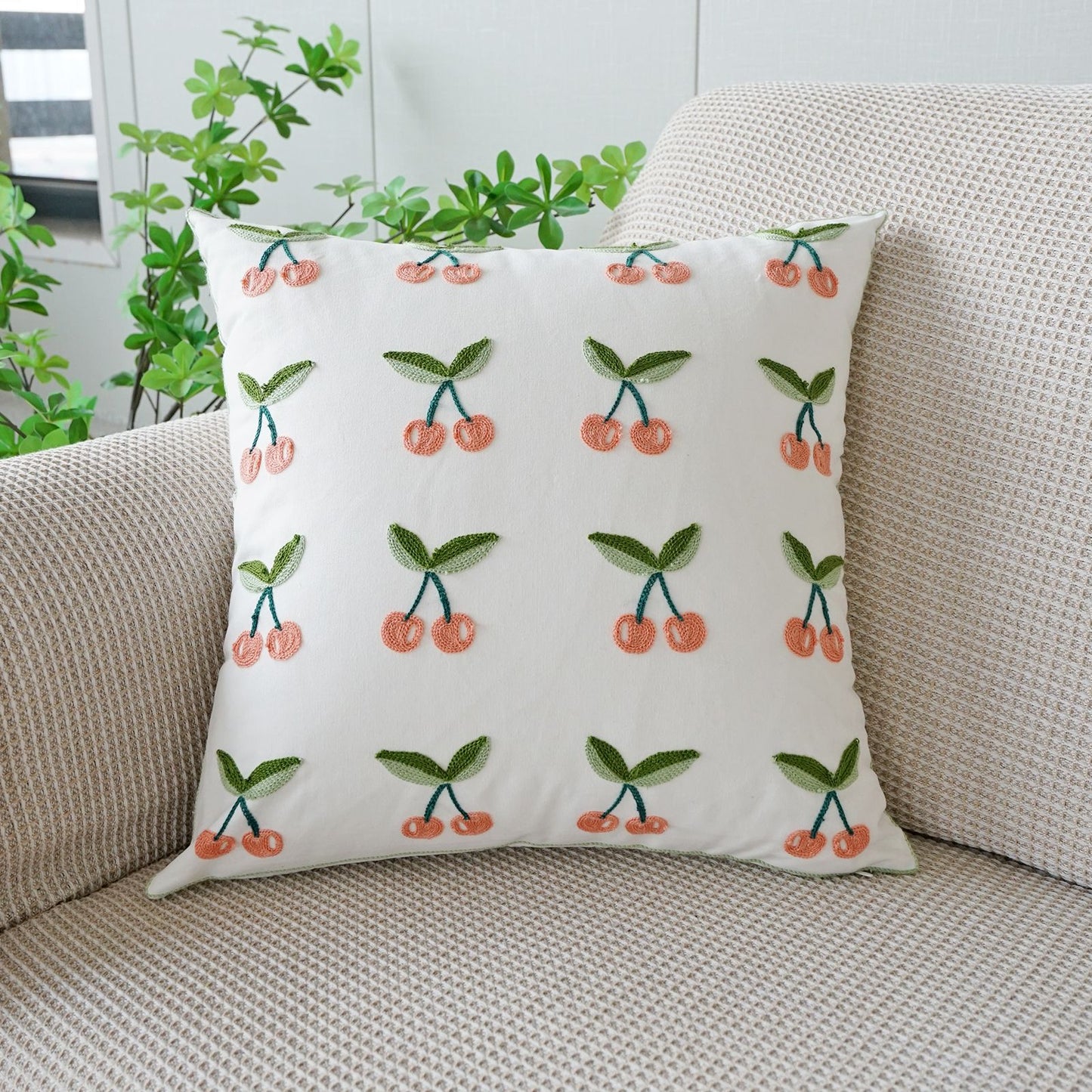 Minimalist Loop-Pile Pillow Cover 45x45cm Home Decor Cushion