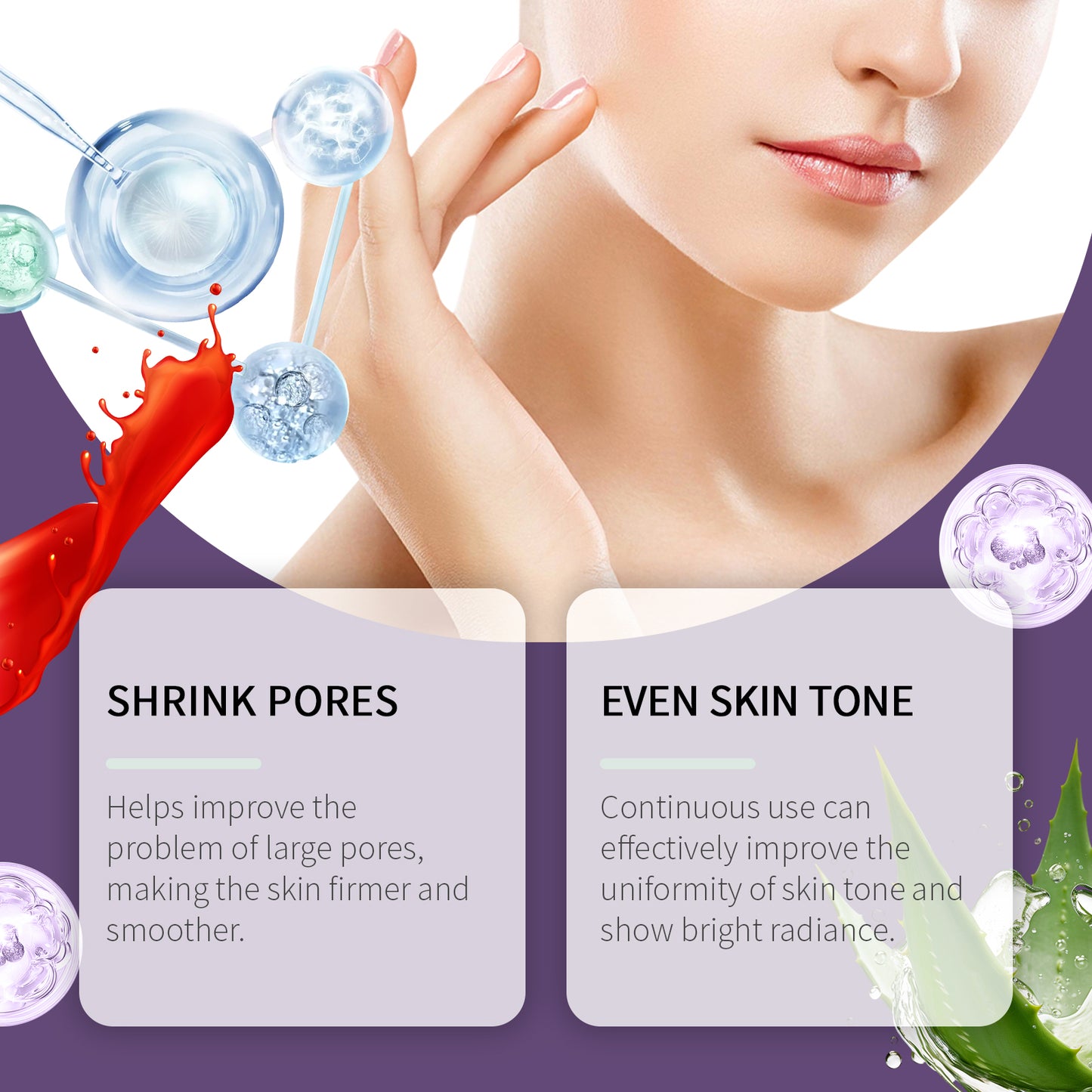 Nicotinamide Anti-Acne Firming Serum - 25ml Moisturizing Facial Treatment
