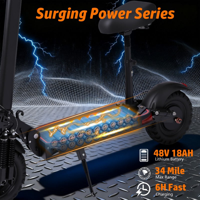 Electric Scooter D02 Pro - 1200W, 48V 18Ah, Off-Road