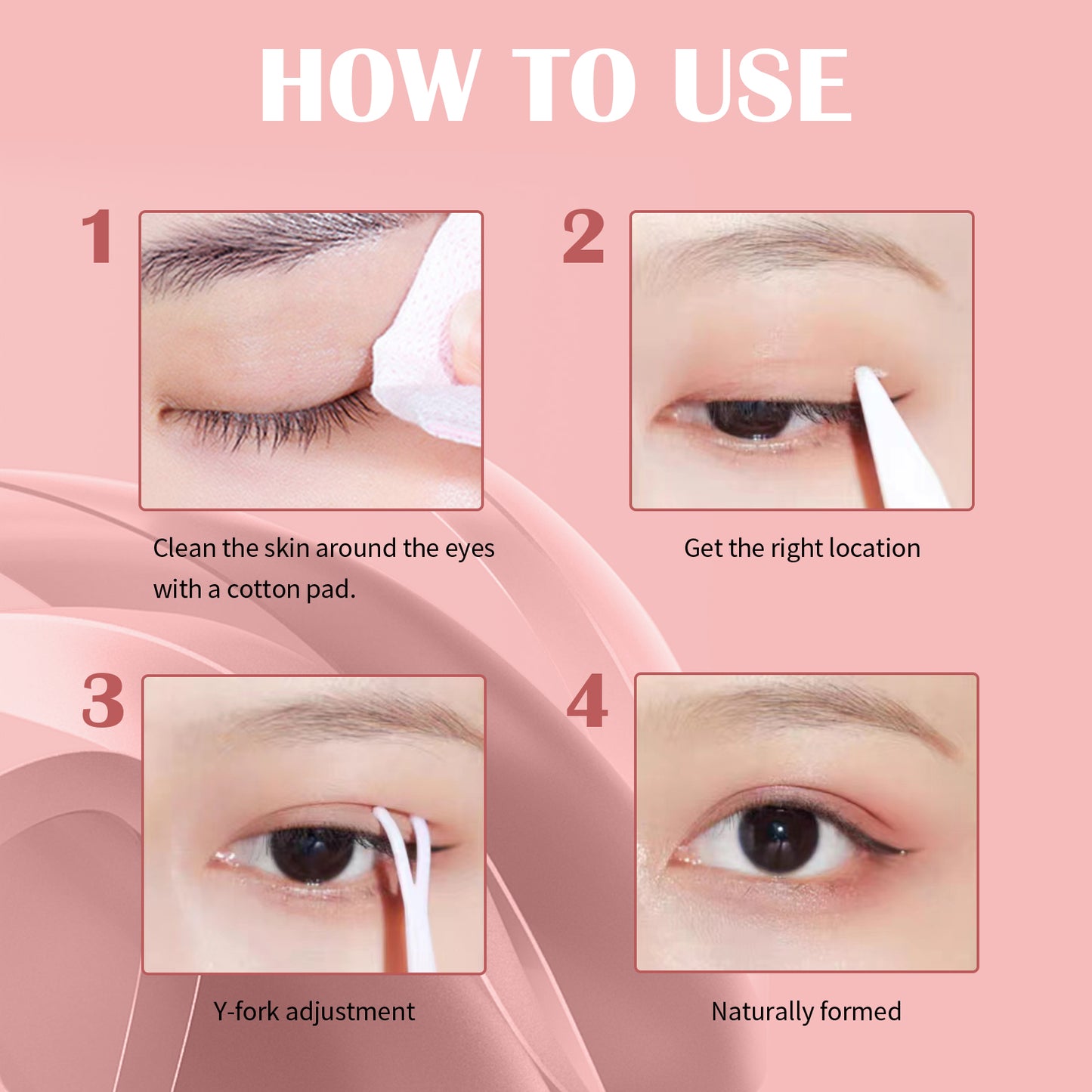 Invisible Lace Double Eyelid Tape - Waterproof Natural Eye Lift Stickers