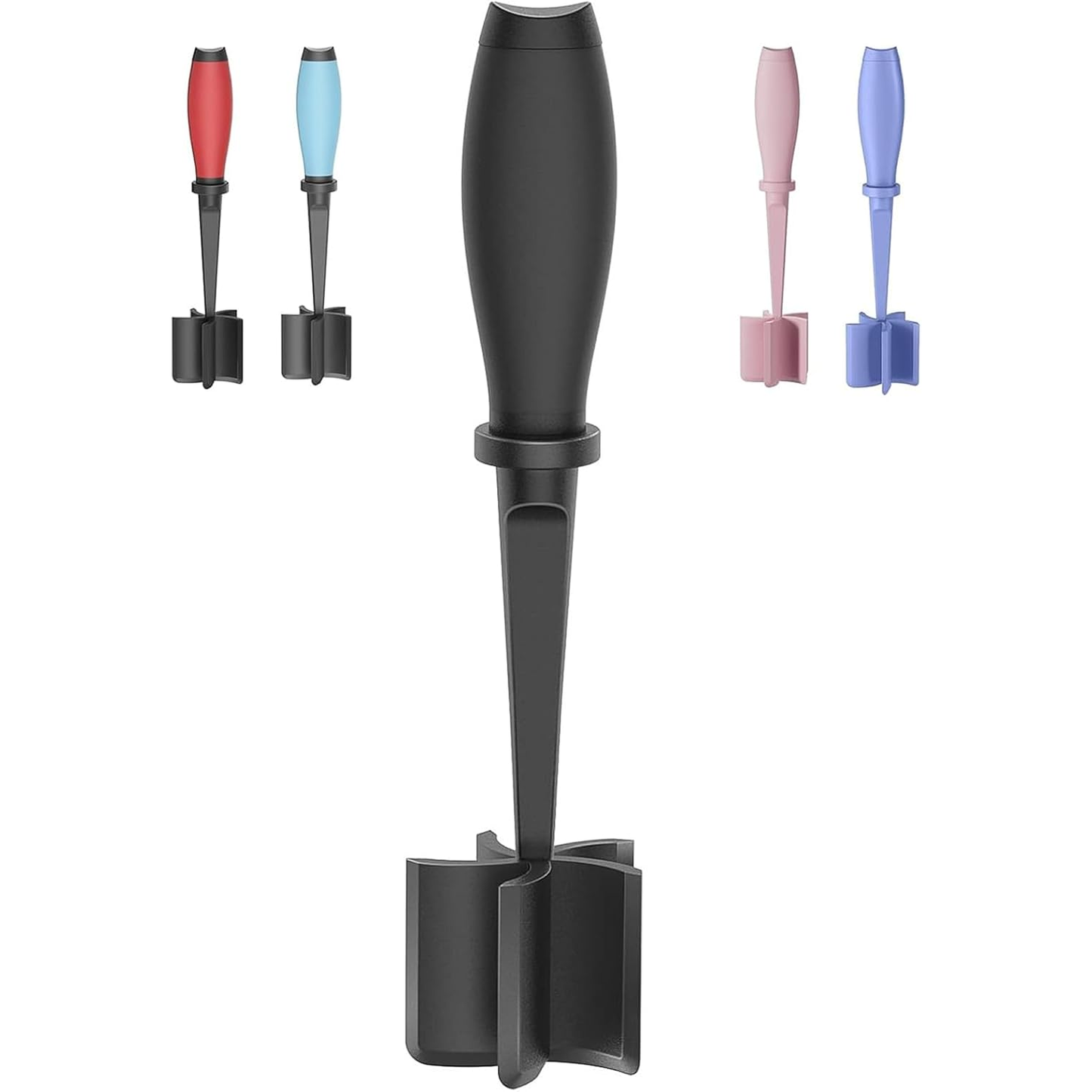 Heat Resistant Meat Chopper & Ground Beef Masher - Black