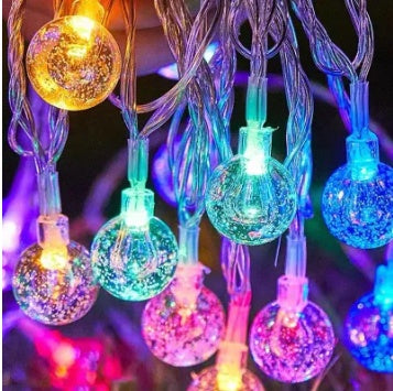 Waterproof LED Bubble Ball String Lights for Outdoor & Indoor Decoration