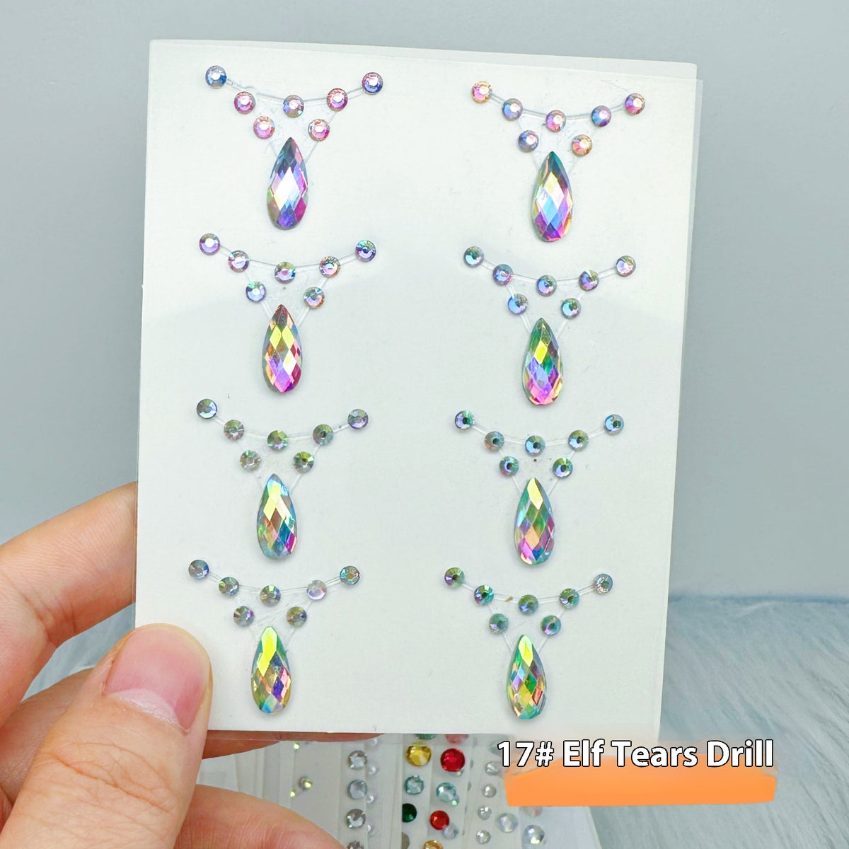 Pearl and Crystal Nail Art Stickers Set for DIY Manicure and Decor