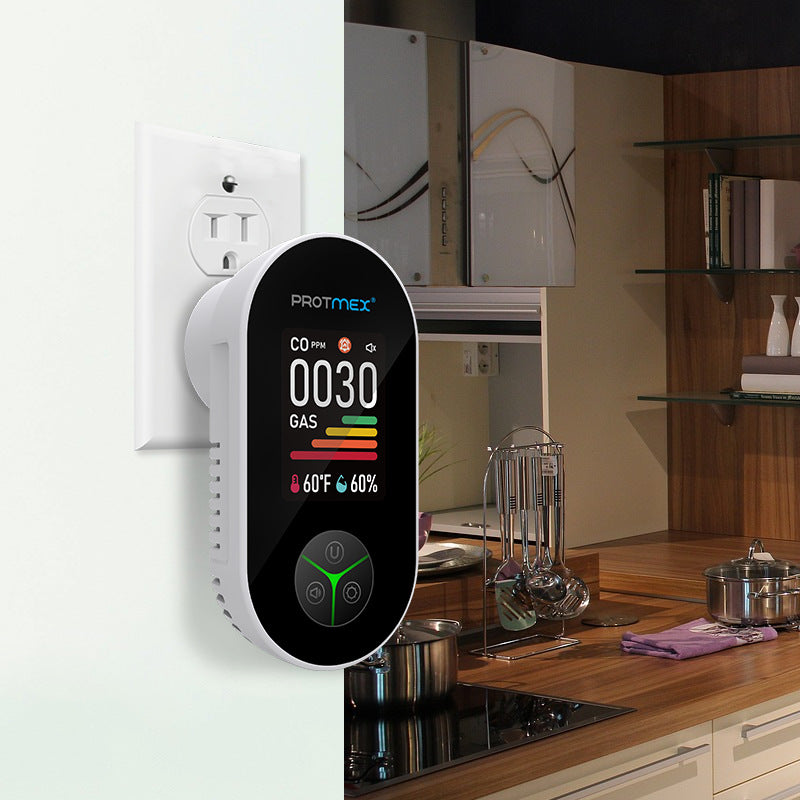 Carbon Monoxide Air Quality Detector with Alarm - Multiple Standards
